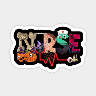 Halloween Nurse Nursing Cute Magnet