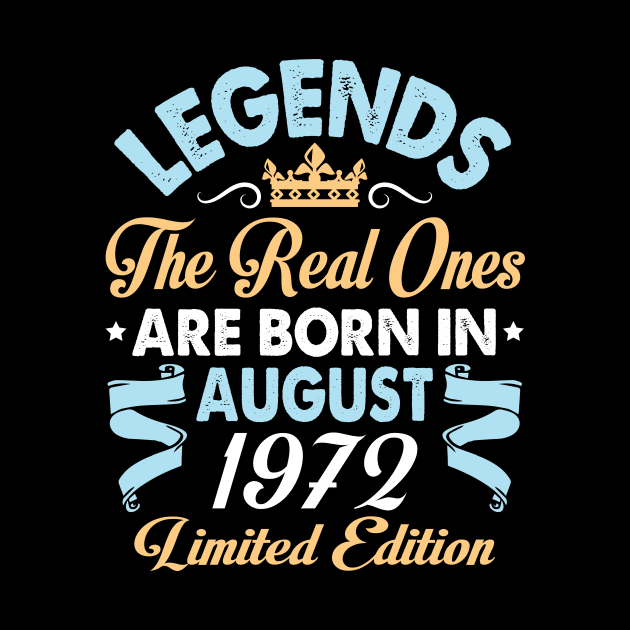 Legends The Real Ones Are Born In August 1962 Happy Birthday 58 Years Old Limited Edition by bakhanh123