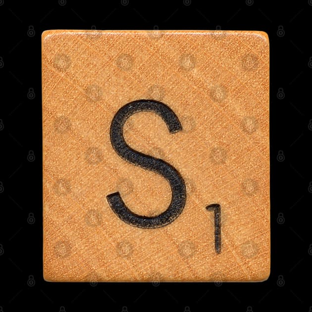 Scrabble Tile 'S' by RandomGoodness