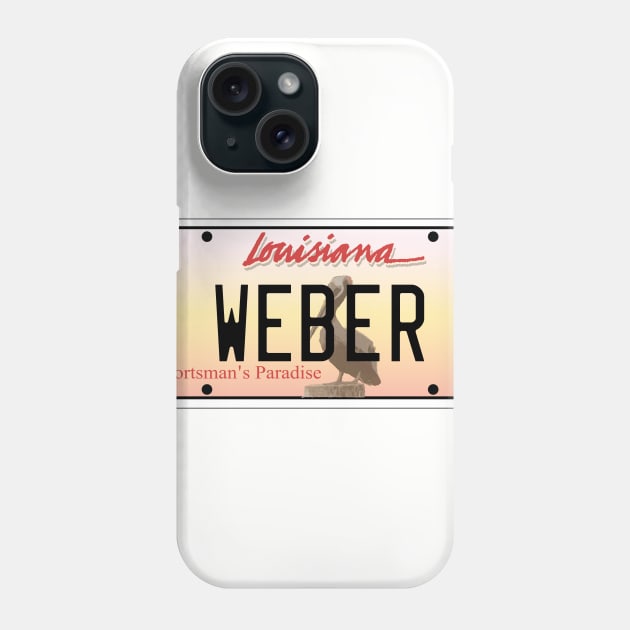 Weber Grill Vanity License Plate Phone Case by zavod44