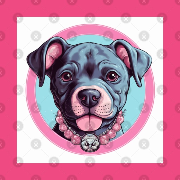 Cute Staffy by Enchanted Reverie