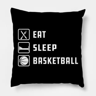 Basketball - Eat Sleep Basketball Pillow