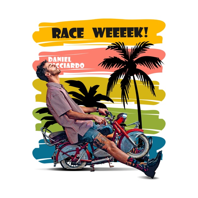 Daniel Ricciardo - Race Week by Rflectionart