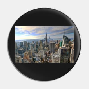 View of New York and downtown Manhattan Pin