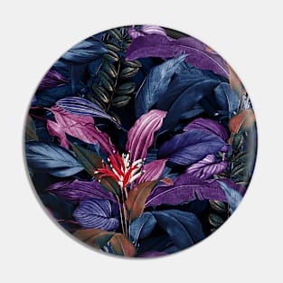 Tropical Night Forest Pin