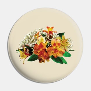 Lilies - Asiatic Lilies and Stephanotis Pin