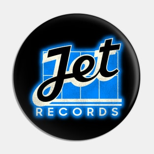 JET RECORDS // 70s/80s Defunct Music Label Pin