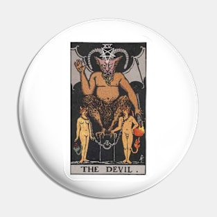 The Devil, Raider Waite Tarot, Divination Tarot Pin