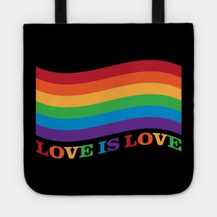 Love is Love Rainbow Flag Tote