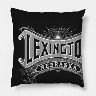 Vintage Lexington, NE Pillow