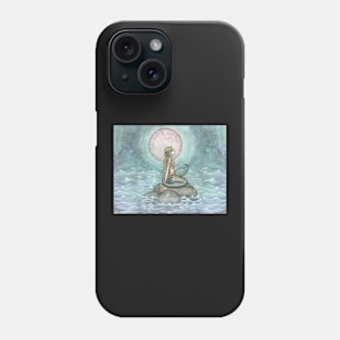 The Pastel Sea Mermaid Artwork by Molly Harrison Phone Case