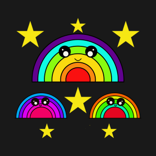 Cute Rainbow With Stars T-Shirt