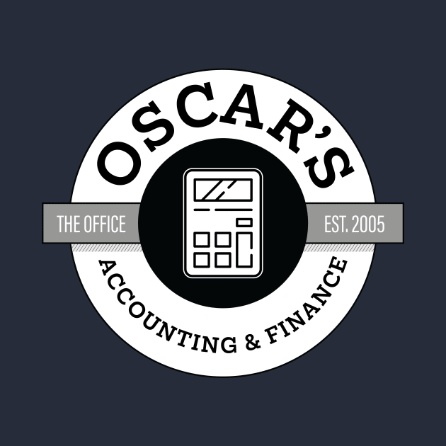 Oscar's Accounting & Finance • The Office T-Shirt by FalconArt