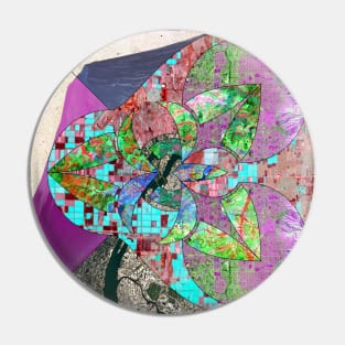 hazard city in lidar collage arts in ecopop pattern Pin