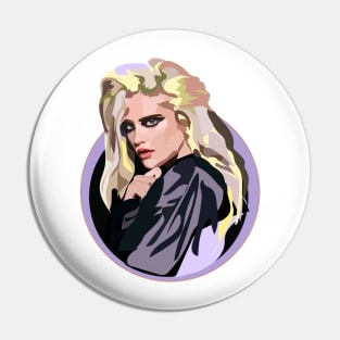 Sky Ferreira Purple Tones Pin