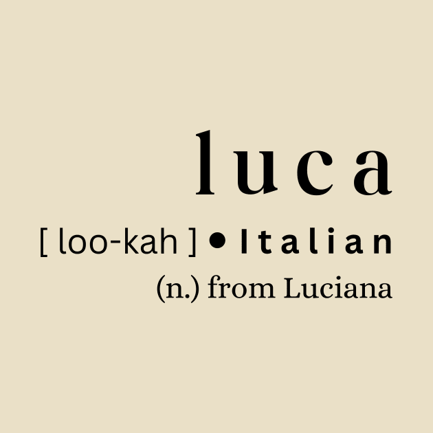 Luca by MajesticWords