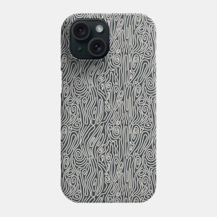 Dark Tree Bark Pattern Phone Case