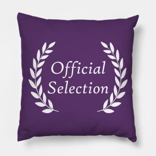 Official Selection (white) Pillow