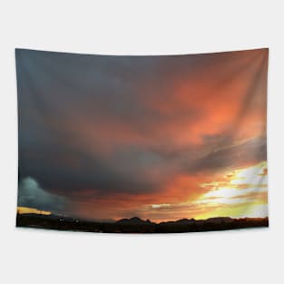 Monsoon sky Tapestry