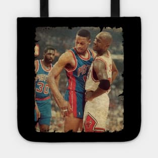 Dennis Rodman vs Michael Jordan Tote