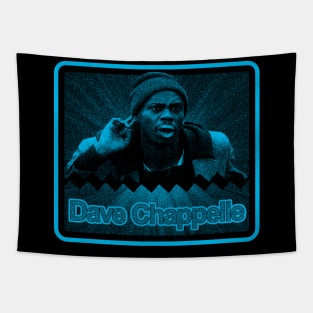 Dave Chappelle DC aesthetic turquoise blue color Tapestry