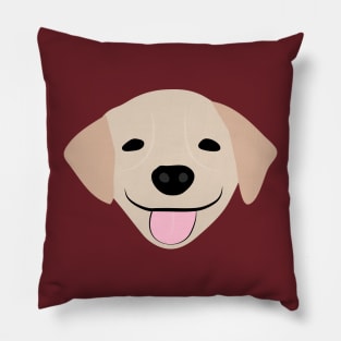 Cute golden retriever puppy Pillow