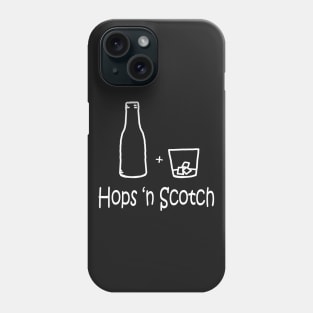 Hops 'n Scotch White Phone Case