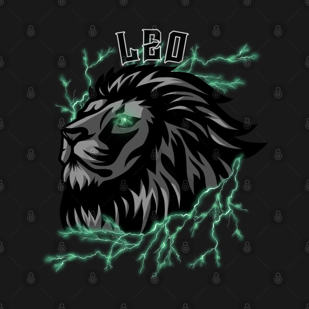 Lightning Leo (green) by RampArt