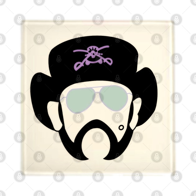 Lemmy Kilmister Motörhead glass coaster by nicolasbadrun