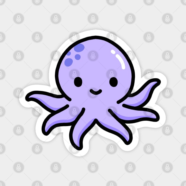 Octopus Magnet by littlemandyart