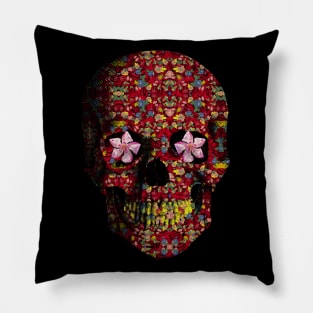 Red Roses Skull V.1 Pillow