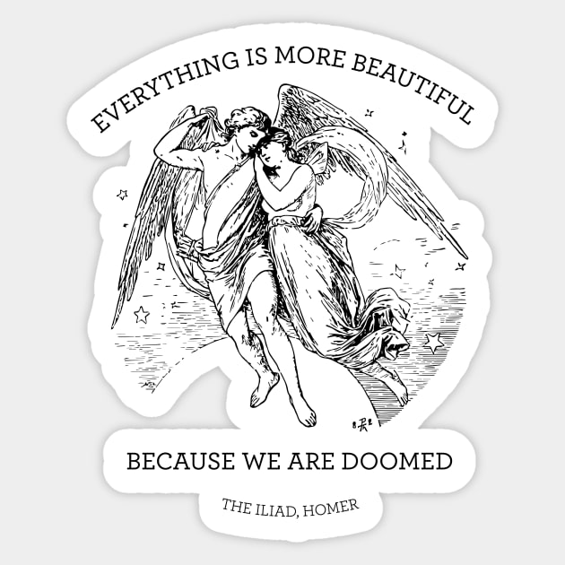 The Iliad - Homer - Greek Mythology - Sticker