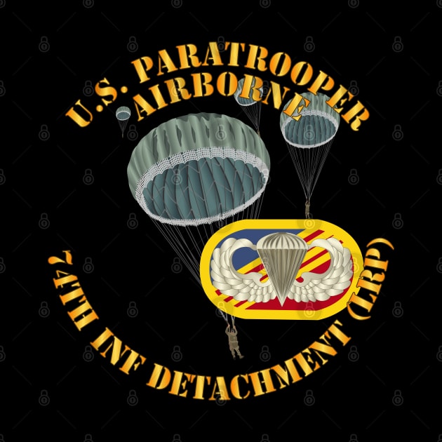 US Paratrooper -  74th Inf Det - LRP - Oval by twix123844