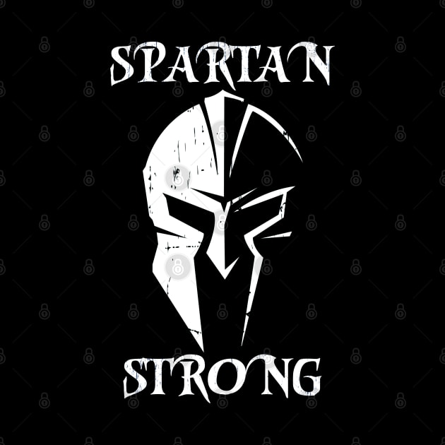 Spartan Strong Helmet by Motivation sayings 