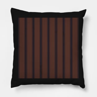 Tea Tinted Pinstripes Pillow