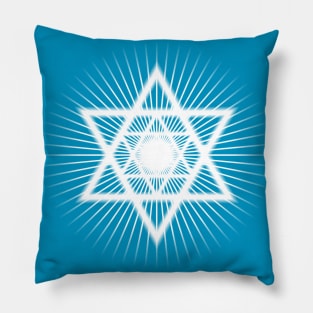 A Heart Like King David - Star of David - On the Back of Pillow