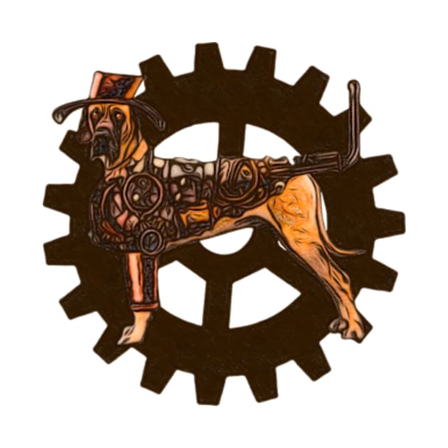 Steampunk Great Dane Design by NikkiBear67