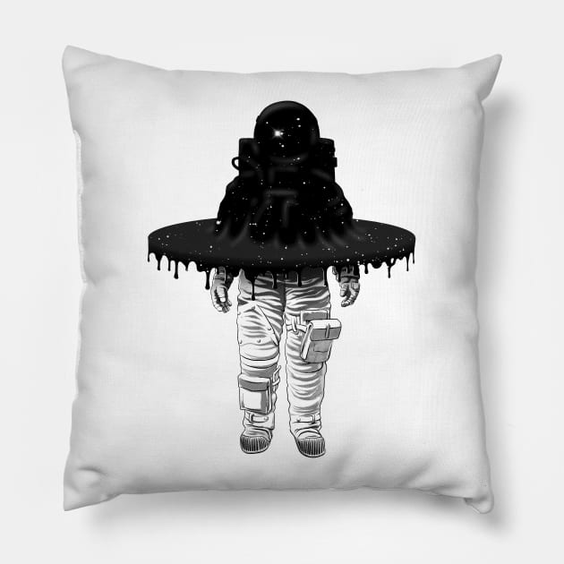 Black Hole Pillow by victorcalahan