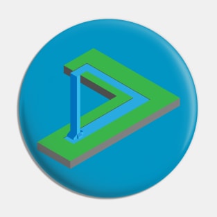 Low-poly Waterfall Pin