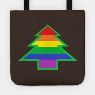 Homosexual/Homoromantic/Gay/Rainbow Pride: Christmas Tree Tote