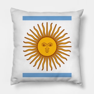 Argentina Sun of May Pillow