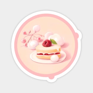 Raspberry cakes Magnet