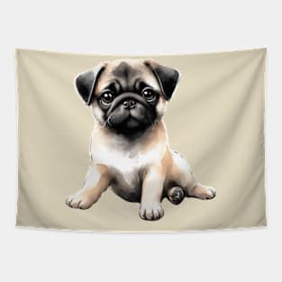 Pug Dog Puppy Tapestry