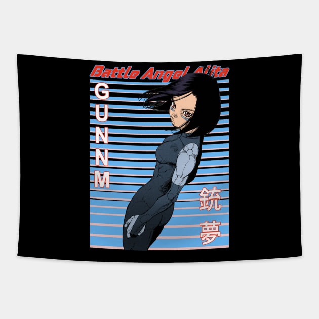 Alita's Berserker Mode - Unleash the Power with Angel T-Shirt Tapestry by Insect Exoskeleton