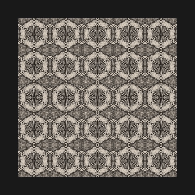 The Scream Kaleidoscope Pattern (Seamless) 3 by Swabcraft