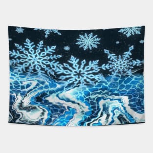 Melting Crystal Snow Tapestry