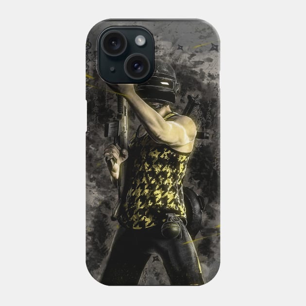 Pubg soldier Helmet Phone Case by Durro