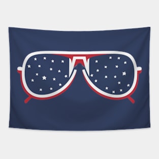 Usa Sunglasses Tapestry