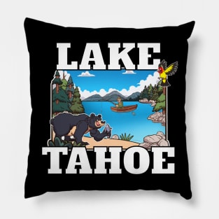 Lake Tahoe Nevada Outdoors Pillow