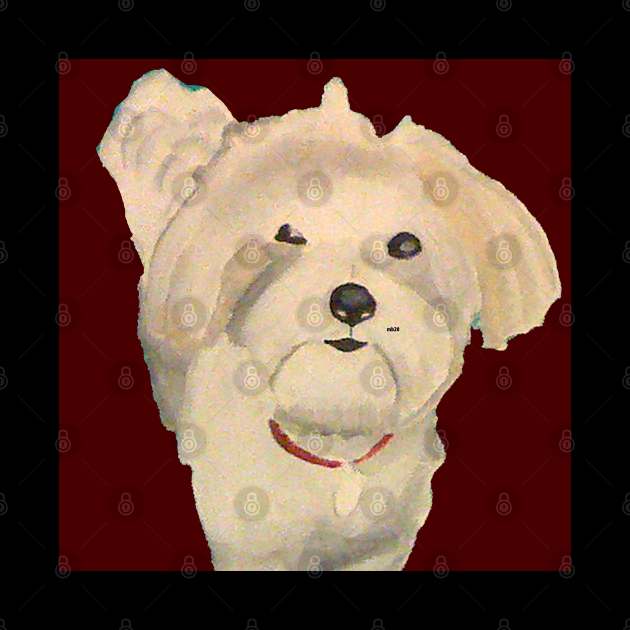 Maltipoo Red by Lil' Angel Pet Portraits